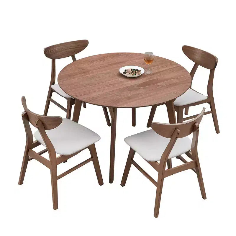 Mesa de comedor moderna que ahorra espacio, de 42IN, para 2-4 personas, mesa redonda para cocina, sala de estar y comedor