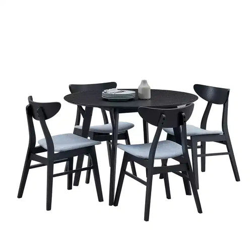 Mesa de comedor moderna que ahorra espacio, de 42IN, para 2-4 personas, mesa redonda para cocina, sala de estar y comedor