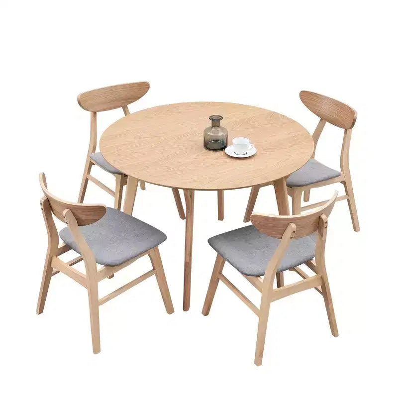 Mesa de comedor moderna que ahorra espacio, de 42IN, para 2-4 personas, mesa redonda para cocina, sala de estar y comedor