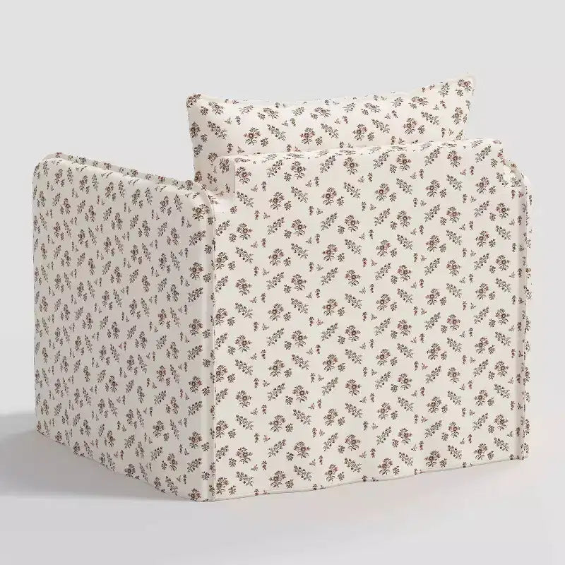 Fauteuil lounge décontracté avec coutures françaises