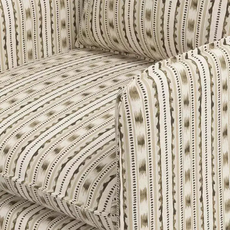 Fauteuil lounge décontracté avec coutures françaises