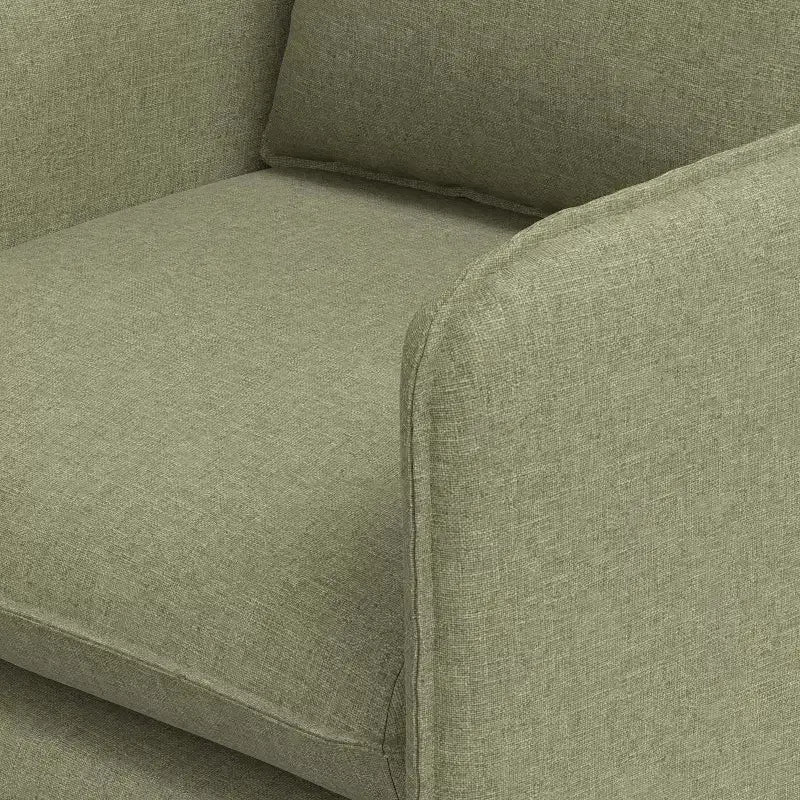 Fauteuil lounge décontracté avec coutures françaises