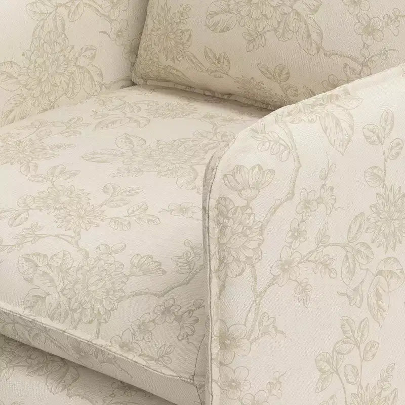 Fauteuil lounge décontracté avec coutures françaises