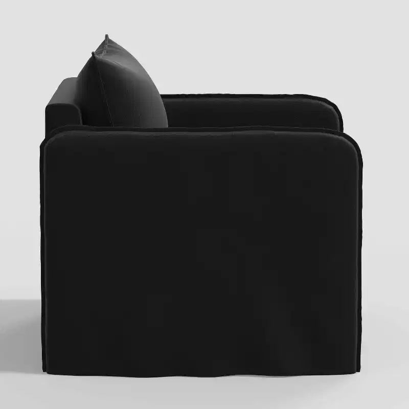 Fauteuil lounge décontracté avec coutures françaises