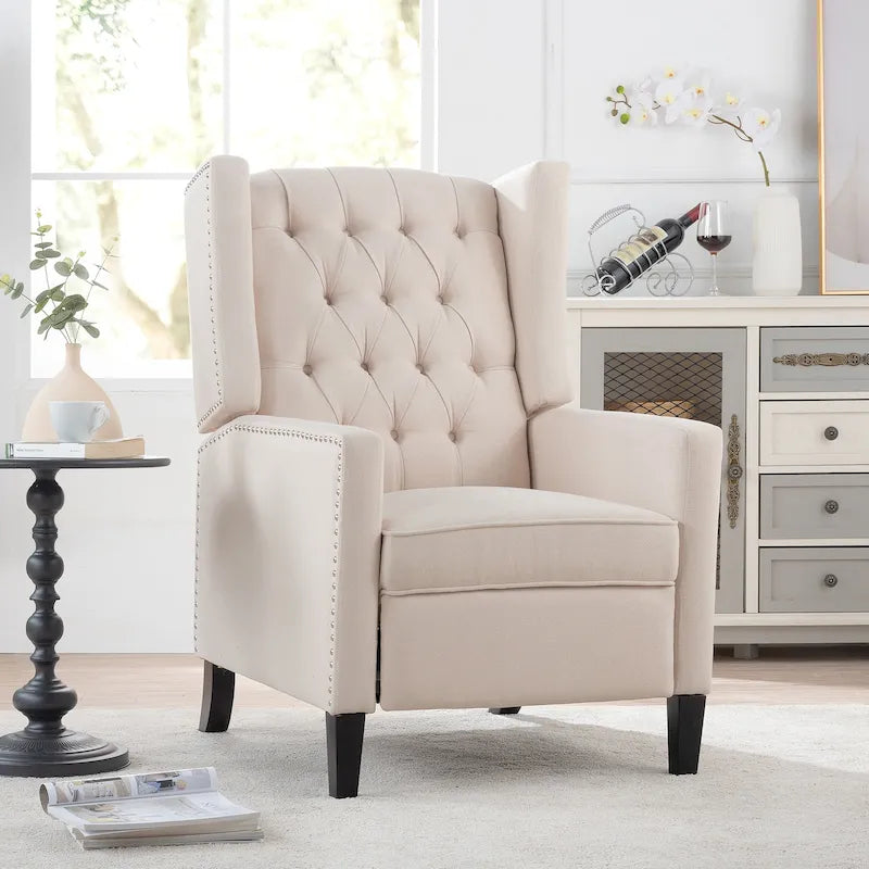 Fauteuil inclinable à oreilles manuel large - 34.45 x 27.16 x 40.55