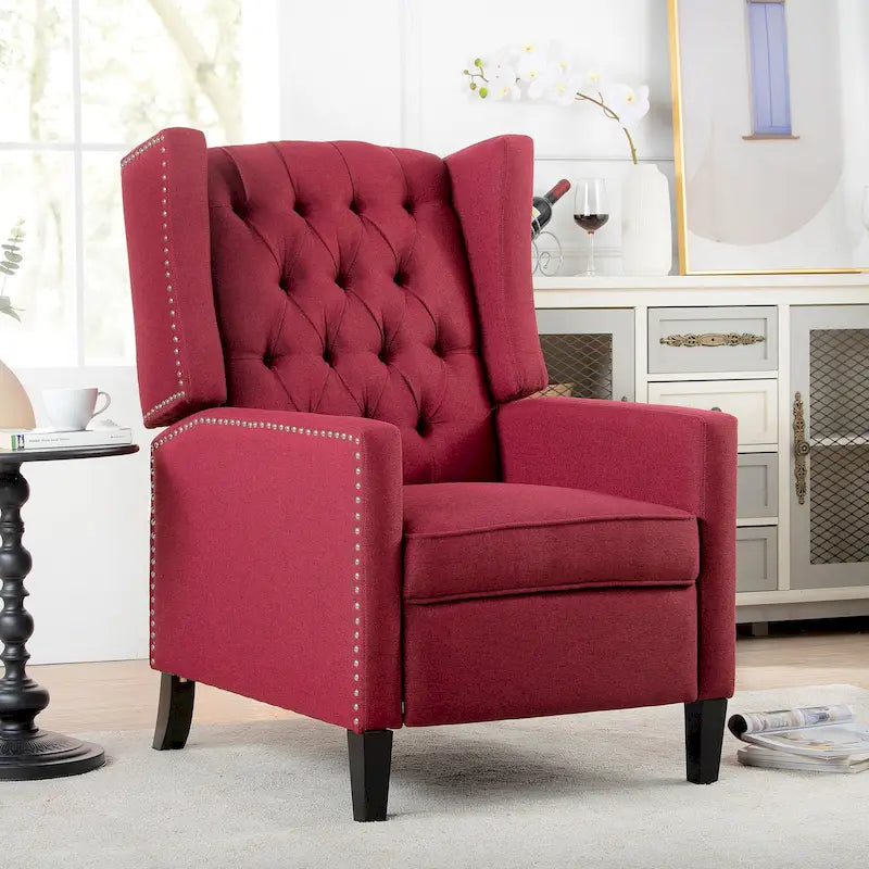 Fauteuil inclinable à oreilles manuel large - 34.45 x 27.16 x 40.55