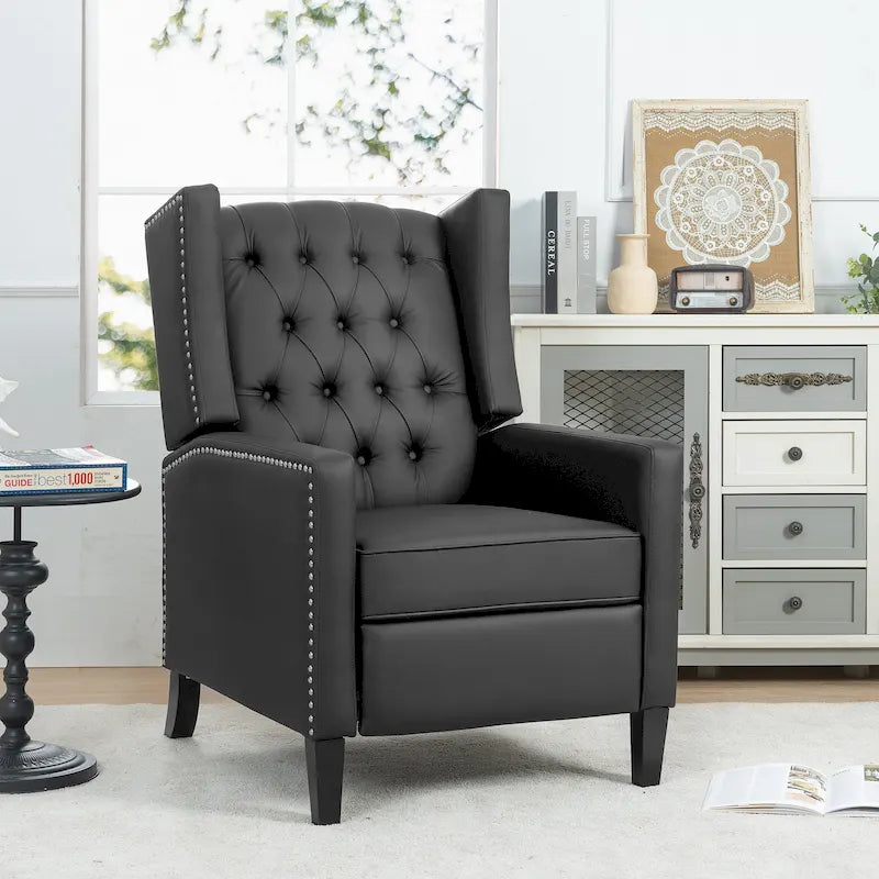 Fauteuil inclinable à oreilles manuel large - 34.45 x 27.16 x 40.55