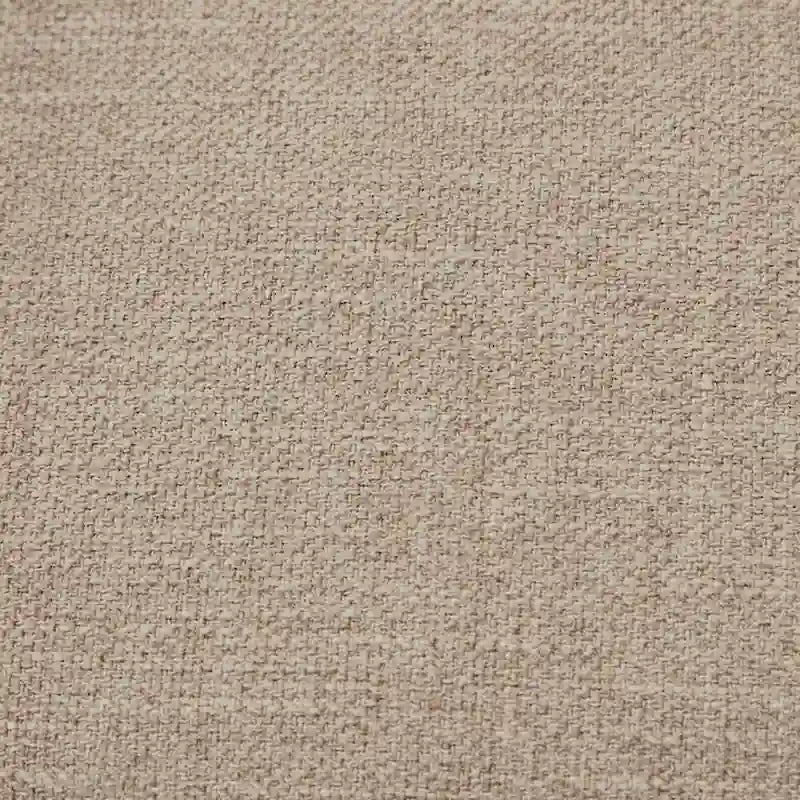 Lot de 2 fauteuils rembourrés avec accoudoirs, capitonnage à boutons et coussin lombaire, beige/gris/bleu clair