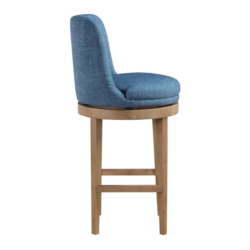Lot de 2 tabourets de bar pivotants de style classique minimaliste