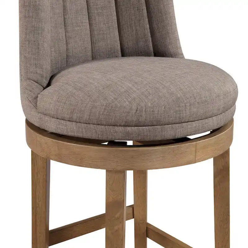 Lot de 2 tabourets de bar pivotants de style classique minimaliste