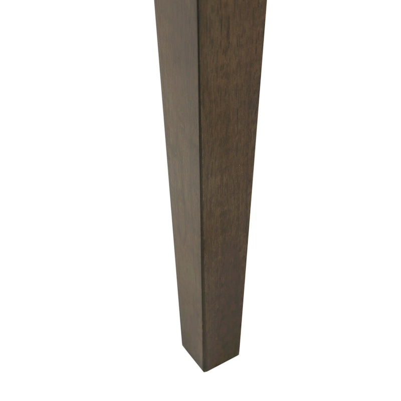 Gepolsterte Esszimmerstühle mit Holzbeinen (2er-Set)