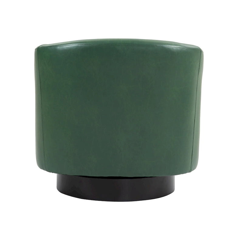 Juego de 2 sillas decorativas de tela giratorias 360, sillones tipo barril