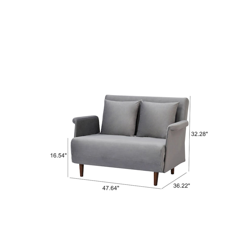 Klassischer, minimalistischer wandelbarer Futonsessel