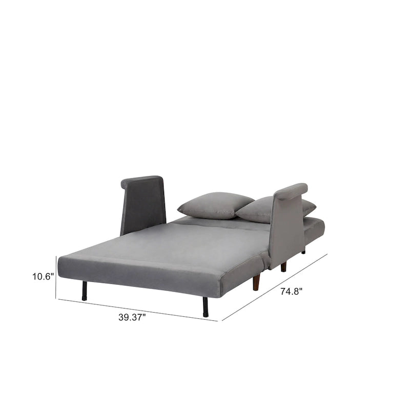 Klassischer, minimalistischer wandelbarer Futonsessel
