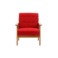 Akzentstuhl aus Massivholz im Mid-Century-Modern-Stil für Wohnzimmer, Schlafzimmer oder Studio