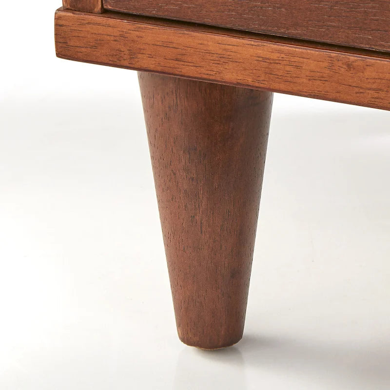 Table de chevet à 3 tiroirs de style classique minimaliste