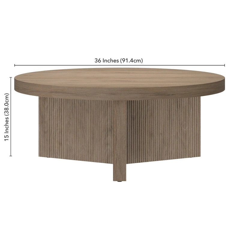 Table basse ronde de 36 de large - 36 de large