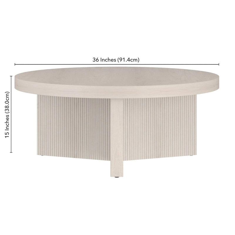 Table basse ronde de 36 de large - 36 de large